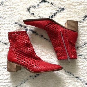 Western leather boots